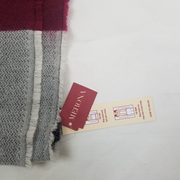 Merona Striped Blanket Scarf NWT - Picture 3 of 3